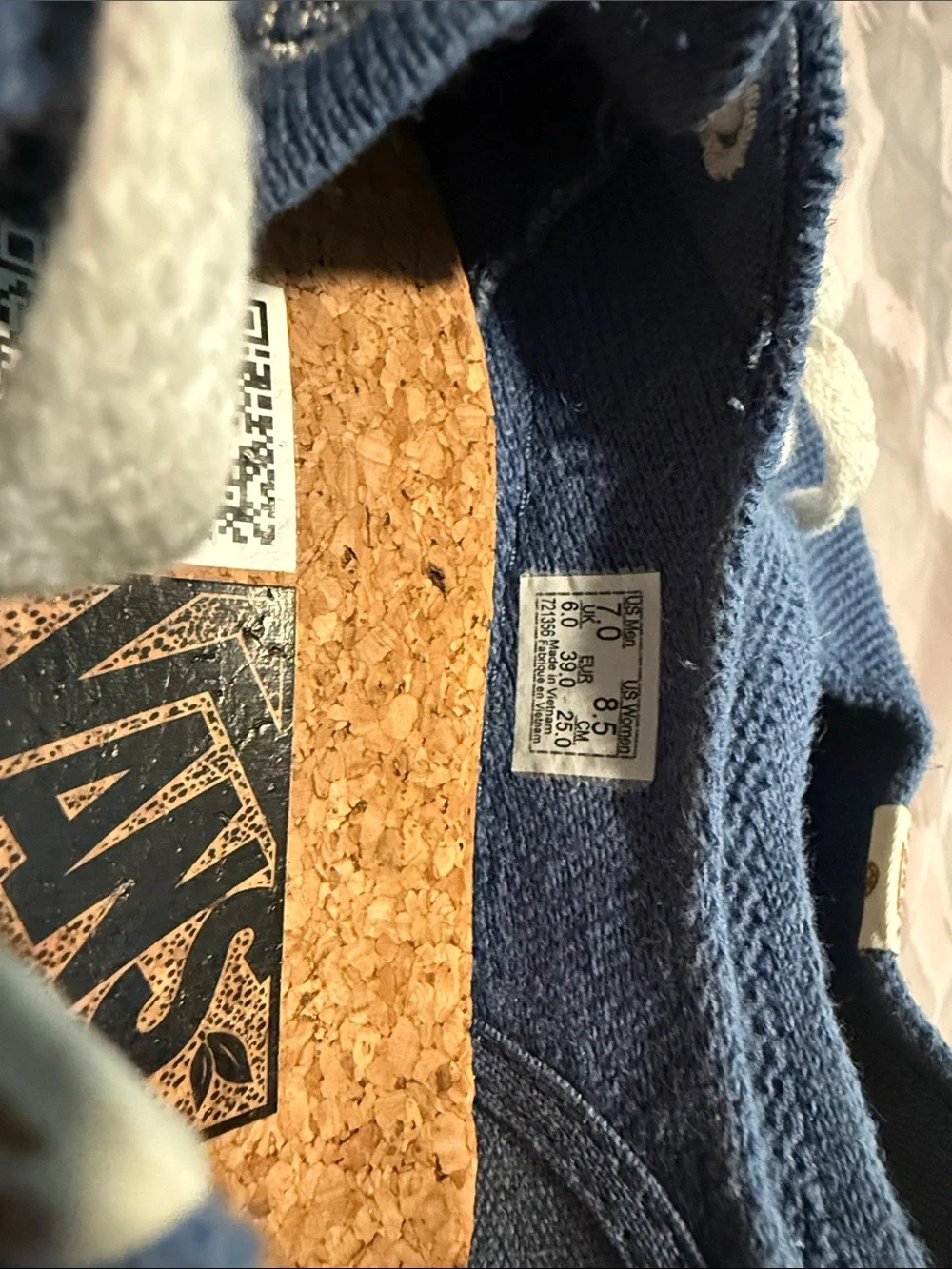 Vans Circle Vee Blue Shoes